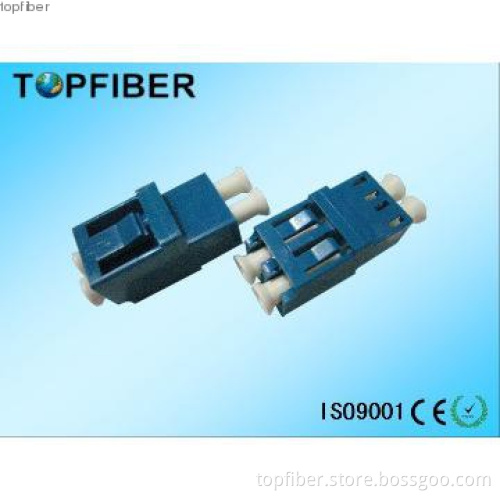 Fiber optic LC/PC SM Duplex adapter